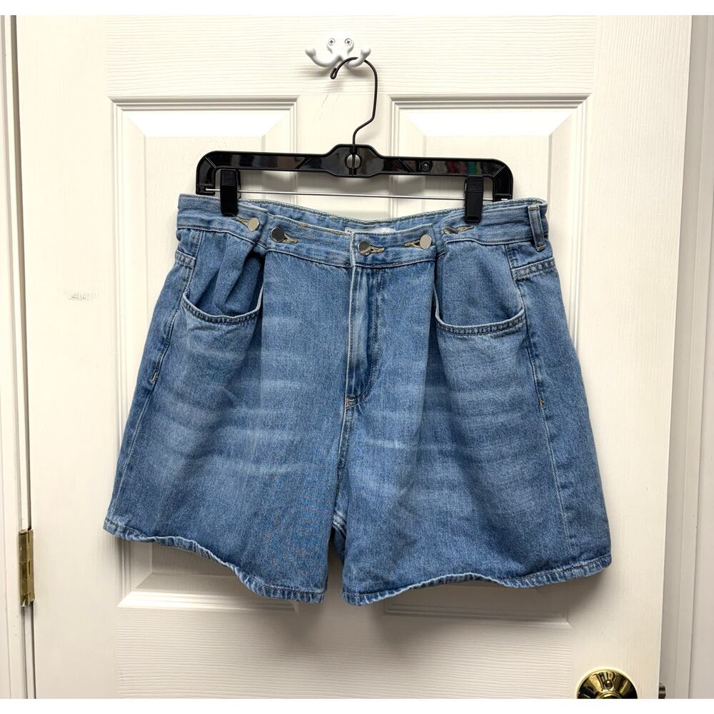 Zara Light Blue Denim Shorts